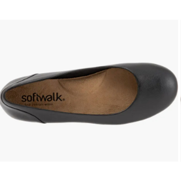 SoftWalk womens Sonoma Ballet Flat, Black, Size 8 Narrow US - Picture 3 of 4